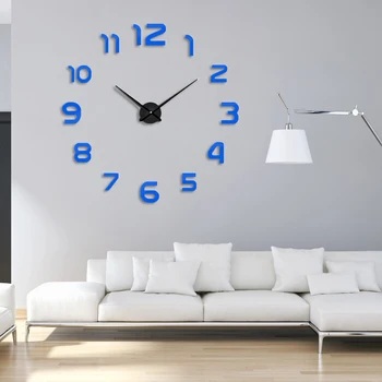 2020 Uue Kella Kella Kella Horloge Diy 3d Akrüül Peegel Kleebised Kodu Kaunistamiseks elutuba Kvarts Nõela Tasuta Shipping