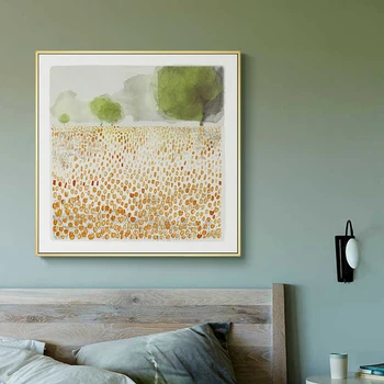 Põhjamaade abstraktne Akvarell taimed Lõuendile Maali Prindib Plakatid Minimalistlik Pilte elutuba Morden peace Home Decor