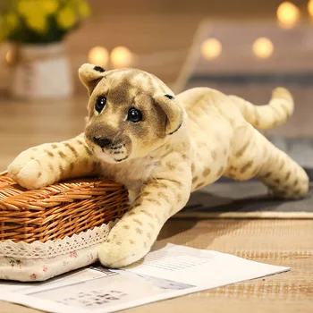 Pehme Tõetruu Topiste Leopard, Lõvi Palus Mänguasjad Metsloomade Tiiger Mänguasjad Lastele