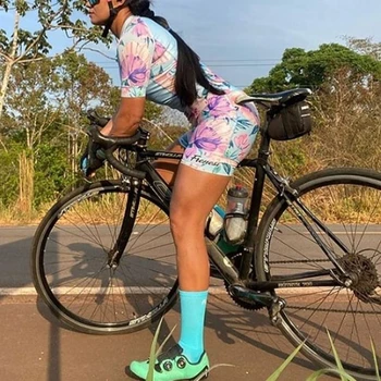 Naiste rattasõit spordirõivad FRENESI meeskond kombekas Lycra tehtud 9D padi triatloni dressipluus uci mtb jalgrattasõit skinsuit