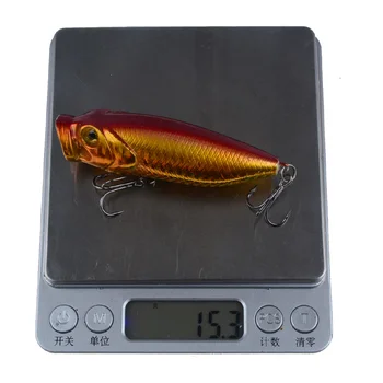 1tk Kalapüügi Lures 8cm/15.3 g Topwater Popper Kõvast Plastikust Sööt Crankbait Kunstlik Wobblers Lepamaim Bass Kalapüük Lahendada