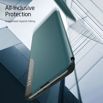 Smart Magnet Nahast Seista Flip Case For Samsung Galaxy m51 m31s m21 m30s a12 a21s a31 a51 a71 s20 FE Telefoni Kate Coque Fundas