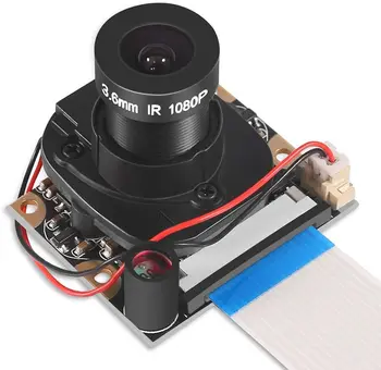 Vaarika Pi 4 B 3 B+ Kaamera Moodul Automaatne IR-Cut Lülitus Day/Night Vision Video Moodul Reguleeritav Fookus 5MP 1080p