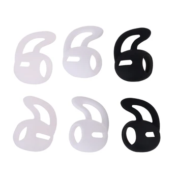 3 Paari Kõrva Konksud Õhu Kaunad Pro Anti-Slip Earbuds Hõlmab Vihjeid kõrvaklapid silikoon kõrva mütsid Tarvikud Õhu Kaunad
