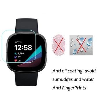 3tk Jaoks Fitbit Mõttes SmartWatch Screen Protector Film Ultra Õhuke Pehme TPU Hüdrogeeli HD Selge, Film Ei ole Klaas Lihtne Paigaldada