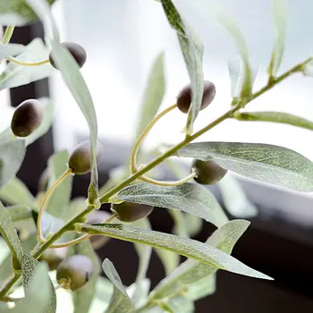 72cm simulatsiooni taim, puu, olive leaf kodu pulm teenetemärgi kimp DIY materjali roheline tehis-olive branch