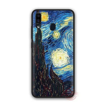 WEBBEDEPP Van Gogh õlimaal Pehme Anti-Drop Telefoni puhul Samsungi M10 M20 M30 M40 M11 M21 M31S A6 A7 A8 A9