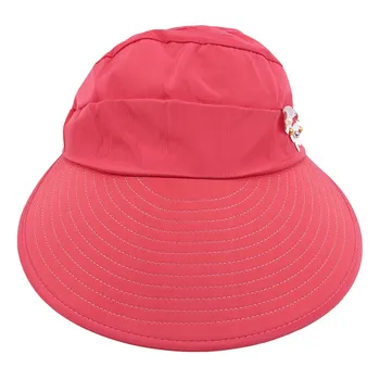 Päike Mütsid Naistele Visiirid Müts Kalapüügi Fisher Beach Müts UV Kaitse Kork Must Casual Naiste Suve Mütsid Hobusesaba, Lai Nokk Müts