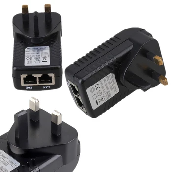 48V 0.5 POE Toide PoE Pihusti Toide Üle Ethernet Adapter UK Plug Ruuteri IP Telefon, Kaamera, Side Adapter