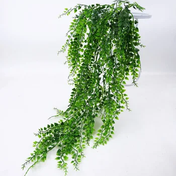 Kunstlik Istutada Viinapuid Seina Riputamise Simulatsiooni Rotangist Lehed, Oksad GreenPlant Ivy Leaf Kodu Pulm Vanik OutsideDecoration