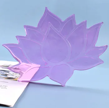 DIY Crystal Epoksü Hallituse Lotus Storage Tabel Diplomeeritud mitmeotstarbeline Silikoon Hallituse Vaik