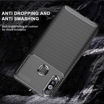 Mardikas Telefon Case For Samsung Galaxy A21S süsinikkiust Soft Cover For Samsung A51 A71 A31 A81 A91 M21 A 21S 51 71 31 81 91 Juhul