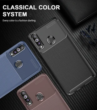 Mardikas Telefon Case For Samsung Galaxy A21S süsinikkiust Soft Cover For Samsung A51 A71 A31 A81 A91 M21 A 21S 51 71 31 81 91 Juhul