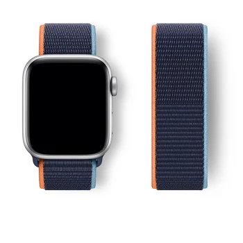 Nailon-kaarde apple watch band 44mm 40mm iwatch bänd 42mm 38mm smartwatch käevõru correa iwatch 6 se 5 4 3 2 44 mm rihm