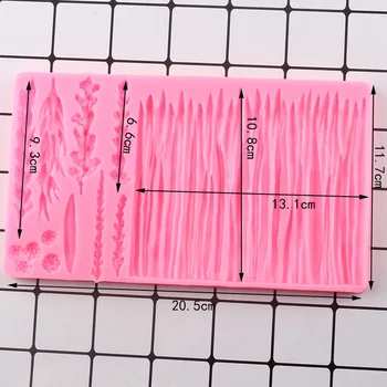 3D Lavendel Silikoon Hallituse Cupcake Torukübar Fondant Hallituse Candy Vaik Savi Šokolaad Vormidesse Kook Piiri Kook Dekoreerimiseks Vahendid