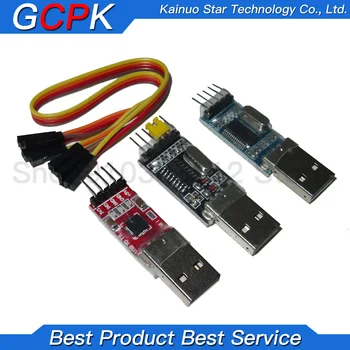 3tk/lot =1TK PL2303HX+1TK CP2102+1TK CH340G USB TTL jaoks arduino PL2303 CP2102 5PIN USB to UART TTL Moodul