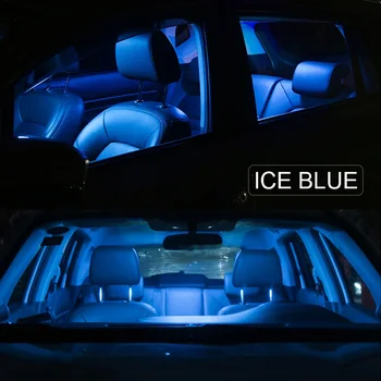 12tk Valge Canbus vigadeta LED Interjööri Kaart Dome Lugemise Katuse Tuled Komplekt Fiat 500 X-2018 Pagasiruumi numbrimärk Lamp