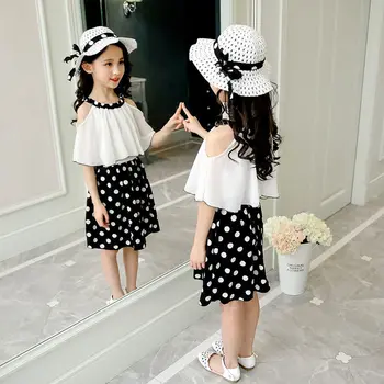 Tüdrukud Dress Suvel Uus 9 Lapsed Printsess Kleit 8 Laste Riided Fashion Elegantne peokleidid Tüdrukud 10-12 Aasta Riided