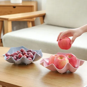 Lihtne Nisu Vars Puu-Plaat Leibkonna Suur Diivanilaud Meloni Seemne Candy Plaadid Loominguline Apple Puu-Pähkel Plaat