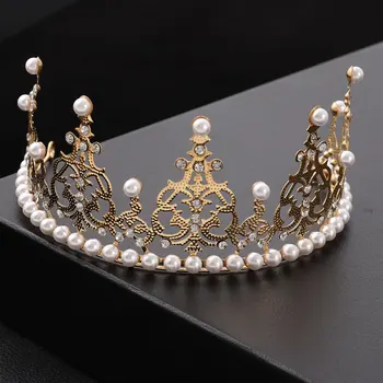 1tk Läikiv Kuninganna Printsess Crown Dekoratiivne Pool Headdress DIY Pulmi, Sünnipäeva Koogid Kaunistus Vahendid Korduvkasutatavad Saia Teenetemärgi
