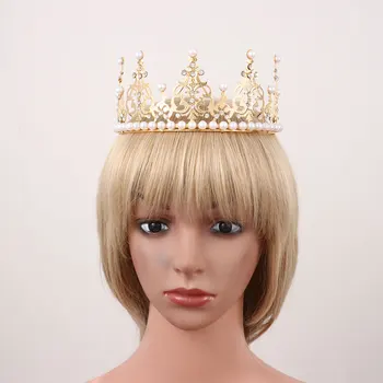 1tk Läikiv Kuninganna Printsess Crown Dekoratiivne Pool Headdress DIY Pulmi, Sünnipäeva Koogid Kaunistus Vahendid Korduvkasutatavad Saia Teenetemärgi