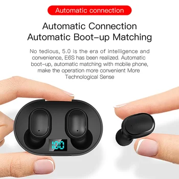 Tws E6s Kõrvaklapid Bluetooth-Kõrvaklapid Koos Peakomplekti Mängude Mikrofon, mobiiltelefoni Kõrvaklapid Muusika Kõrvaklapid Hulgimüük