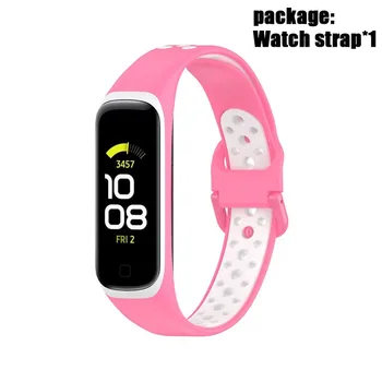 Sport Smart Watch Silikoonist Rihm Samsung Galaxy Fit2 SM-R220 Veekindel Higi-tõend Smart Watch Rihm Tarvikud