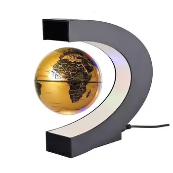 Ujuvad Magnetic Levitation Maailma VIINUD Maailma Kaardi Elektrooniliste Antigravity Lamp Pila-Ball Light Kodu Kaunistamiseks Sünnipäeva Kingitused