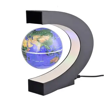 Ujuvad Magnetic Levitation Maailma VIINUD Maailma Kaardi Elektrooniliste Antigravity Lamp Pila-Ball Light Kodu Kaunistamiseks Sünnipäeva Kingitused
