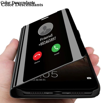 Luksuslik Peegel Vaadata Smart Flip Case For Samsung Galaxy Note 10 Pluss Note10 SM N975 N975F algse Magnetvälja fundas 360 Telefoni Kate