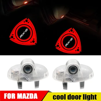 2tk Auto Logo Uks Tuli MAZDA RX8 MAZDA 6 ON MAZDA RX 8-8 MAZDASPEED CX-9 Embleemi LED Viisakalt Kerge Auto Atmosfääri Lamp