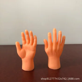 1tk Naljakas Simulatsiooni Vasakule-Paremale Mini Käed Sõrme Varruka Nukud Laste Mänguasi, Uudsus Huvitav Sõrme Mänguasjad Halloween Kingitused
