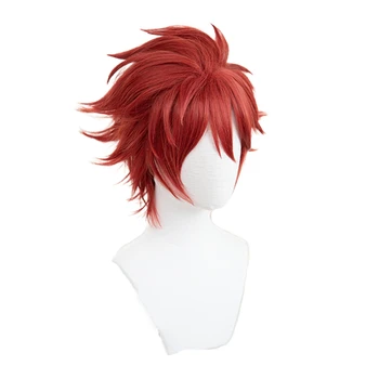 Anime SK8 Lõpmatult Reki Kyan Cosplay Parukas Peapael Hairband Cosplay Punane Lühike Parukad kuumuskindel Sünteetiline Parukas Juuksed Meestele