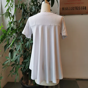 Suvel Põhi Valge T-särk Armas Pikk Tshirt Naiste Vabaaja Liiga korea Stiilis Jaapani Streetwear Asümmeetriline Top Tees Naine