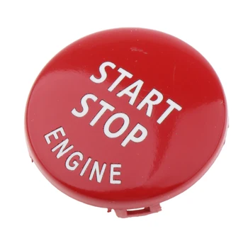 Auto Start Stop Nuppu vajutada Nuppu 3D Carbon Fiber Mootori Ühe-Nupu Start bmw e60 e70 e90 e92 e93 3-seeria,