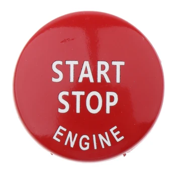 Auto Start Stop Nuppu vajutada Nuppu 3D Carbon Fiber Mootori Ühe-Nupu Start bmw e60 e70 e90 e92 e93 3-seeria,