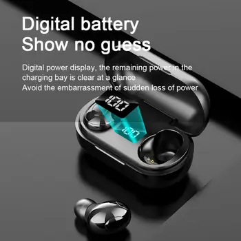 TWS Bluetooth-5.0 T8 Kõrvaklapid Gamer Juhtmeta Kõrvaklapid Mikrofoniga LED Digitaalne näidik Earbuds Sport Peakomplekti Kõik Telefonid