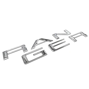 Tagaluugi Sisestage Tähed Ford Ranger 2019 2020, 3D Tõstatatud & Kleebised Tähed, Tagaluugi Embleemid