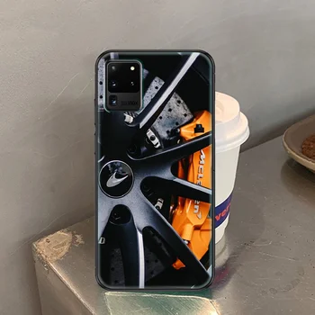 Sport auto McLaren Telefon case For Samsung Galaxy Märkus 4 8 9 10 20 S8 S9 S10 S10E S20 Pluss UITRA Ultra black päris tagasi, pehme