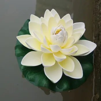 4TK Kunstlik Ujuvad Vee Lotus Pond Vaht Lill Realistlik Purskkaevu Veekindel Maastiku, Taimed Aia Kaunistamiseks