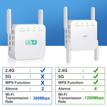 5G Wireless WiFi Repeater Universal TV Sülearvuti Telefon Xbox Wireless Wifi pikamaa Korduva Wi-Fi Signaali Võimendi Extender