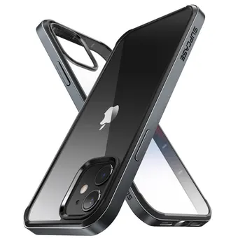 IPhone 12 Juhtum/iPhone 12 Pro Juhul 6.1 (2020) SUPCASE UB Serv Slim Raami Kaas koos TPU Sisemine Kaitseraua & Läbipaistev Tagasi