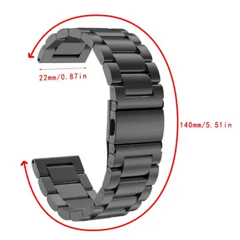Roostevabast Terasest Watch Band Randmepaela eest Garmin Fenix 6/Fenix 6 Pro Watch Komplekt