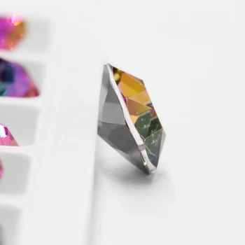 XiChuan New Kõrge Kvaliteediga Ring Pointback Gem Lill Õmble Rhinestone Klaasi Ring Crystal Rant DIY Riided Ehted Tegemine