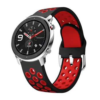 Eest Huami Amazfit GTR 47mm Rihm Watch 22mm Laius Terasest Lukk Silikoonist Rihm Smart Watch Käepaela eest Huami Amazfit GTR 42MM