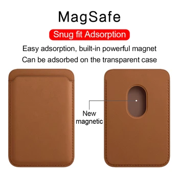 Algne Luksus iPhone tagakaas 12 Pro Max mini Magsafe Adsorptsioon iPhone 12 Pro magnetkaardi Hoidik Telefoni Puhul