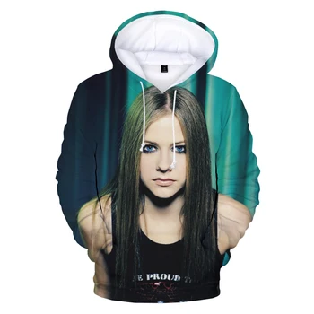 Kuum Avril Lavigne 3D Goth Trükitud Topp Sviitrid Unisex Hip-Hop Vabaaja Harajuku Pullover Streetwear Pluss Suurus Topp 2XS-5XL