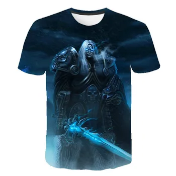 Casual 3D World of Warcraft T-särk Meeste Fashion Streetwear Trükitud T-särk 2021 Suvel Uus Kuum Tee Müük