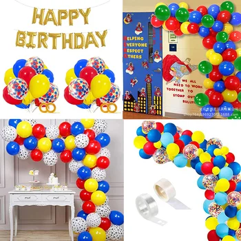 1 Komplekt Sünnipäevaks Õhupallid Punane Sinine Kollane Lateks Õhupalli Konfetit Õhu Globos Baby Shower Sünnipäeva Decor Tarvikud