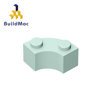 BuildMOC 85080 3063 2x2 kaardus telliskivi high-tech Ülemineku Saak, ehitusplokid Osad DIY Proje